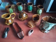 Zestaw kufle itp porcelit 