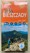 Bieszczady - mapa laminowana wydanie 2024