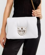 PINKO TOREBKA SKÓRZANA NOWA CLIFF PUFF DUŻA SKÓRA ORYGINALNA