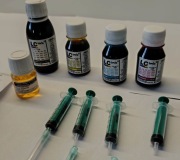 Zestaw do napełniania tuszy HP – LCink tusze + strzykawki