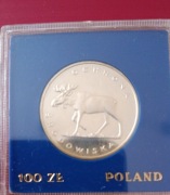100 zł Ochrona Środowiska - Łoś rok 1978