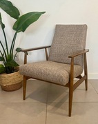 Fotel klubowy PRL „Lisek” – proj. H. Lis, lata 60–70, vintage