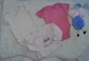 **Zestaw ubranek body + koszulka 68