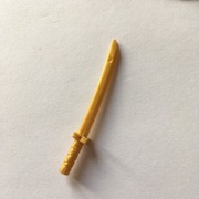 LEGO katana złoty perłowy 30173