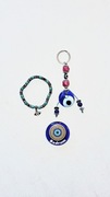 TURCJA Zestaw magnes bransoletka brelok ozdobny Oko Proroka Made in Turcja
