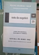 Hussakowska, Sobieraj -Sztuka po 1945 roku