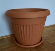 Doniczka TERRA DCE55 Terakota + podstawka