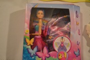 lalka Barbie Mattel motylkowa baletnica obrotowa
