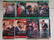 Zestaw książek Harlequin romanse 8szt 