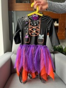 Strój czarownicy na Halloween H&M Kostium dla dziewczynki rozm. 5-6 lat