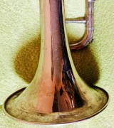 PROFESIONAL radziecka STARA srebrna TRABKA silver rarykonkret 100%