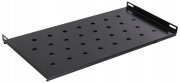Półka Stała Do Szafy RACK 10" i 19" 1U Głębokość 250mm NETRACK Czarna