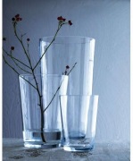 IKEA Bladet Wazon średniz przezroczystego szkła Design Anne Nilsson