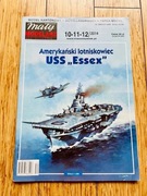 Mały modelarz Model kartonowy lotniskowiec USS Essex 10-11-12/2014