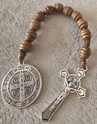 Różaniec prawosławny drewniany z Grecji. PREZENT dla Babci.(T).