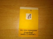 Koszula Sportowa ulotka metka broszura Zakład Przem Hanka PRL Vintage