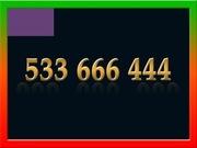 533 666 444 ZŁOTY NUMER STARTER PLAY ŁATWY NA KARTĘ PREPAID GSM