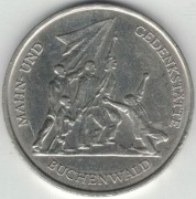 Niemcy NRD DDR 10 marek 1972 A - Buchenwald - 31 mm - nr 1