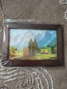 Obrazek na dykcie góry w ramce