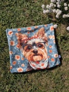 Poszewka z psem  38 x 38 york piesek urodziny premium dzień matki ojca