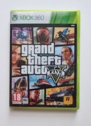 Grand Theft Auto 5 GTA 5 xbox 360 cały komplet z mapą 
