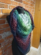 Chusta szydełkowa ręcznie robiona handmade 