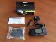 Lampka Rowerowa Przednia Mocna + Licznik bezprzewodowy LED USB 