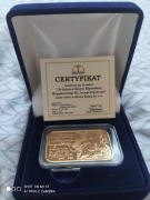 Sztabki z pozłacanej miedzi