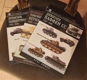 Czołgi III Rzeszy. Wehrmacht. 3albumy.  J.rosyjski. Dywizje pancerne SS.