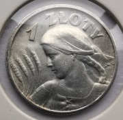 1 złoty 1925 Żniwiarka, Polska, II RP