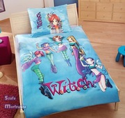 Pościel W.I.T.C.H. 160x200 + 70x80 – 100% bawełna