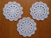 NOWY zestaw 3 serwetek z kordonka - 17 cm