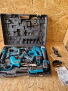 ZESTAW NARZĘDZI AKU 48V 6w1 MŁOT KLUCZ SZLIFIERKA WKRĘTARKA PIŁA SEKATOR