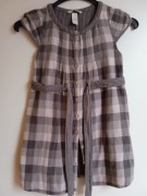 Sukienka H&M - dla dziewczynki.- rozpinana  - roz.122 -