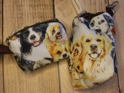 Zestaw saszetka na smaczki i woreczki#rottweiler beagle golden dalmatyńczyk