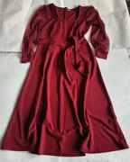 Bodyflirt bordo sukienka 40/42