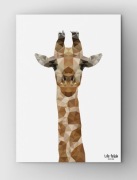 Plakat z żyrafą Wild A3