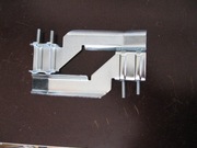 Blacha ogranicznik krańcówki do bramy przesuwnej 