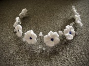 Piękna ozdoba do włosów handmade 