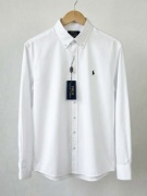 Biała męska koszula z długim rękawem rozmiar XXL na guziki Ralph Lauren 