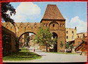 Toruń Gotyckie gdanisko-pozostałość po zamku krzyżackim