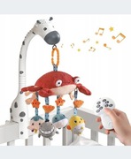 Karuzela żyrafa do łóżeczka z projektorem 