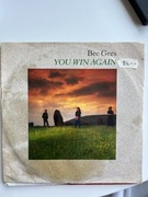 Bee Gees - You win again, singiel, 45, winyl