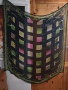 Chusta jedwabna używana duża