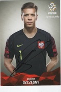 Wojciech Szczęsny, autograf, piłkarz, karta PZPN