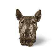 Figura Dekoracja Pies Głowa Bulterier