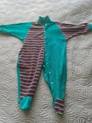 Vintage kombinezon pajacyk PRL niemowlak ubranko chłopiec dziewczynka welur