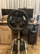 Logitech g29 + shifter + pedały oraz stelaż