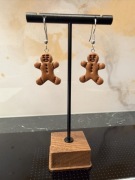 Pierniki - kolczyki stal chirurgiczna, 100% handmade