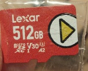 Karta pamięci Lexar PLAY 512GB microSDXC V30 U3 A2